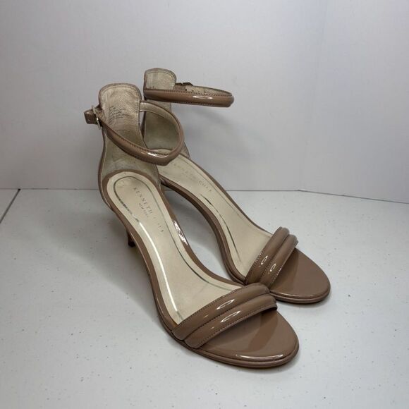 Kenneth Cole New York Milania Leather Strappy Ankle High Heel Womens Open Toe - Picture 1 of 10